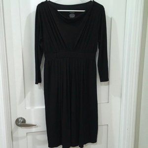 Liz Lange maternity and nursing black dress